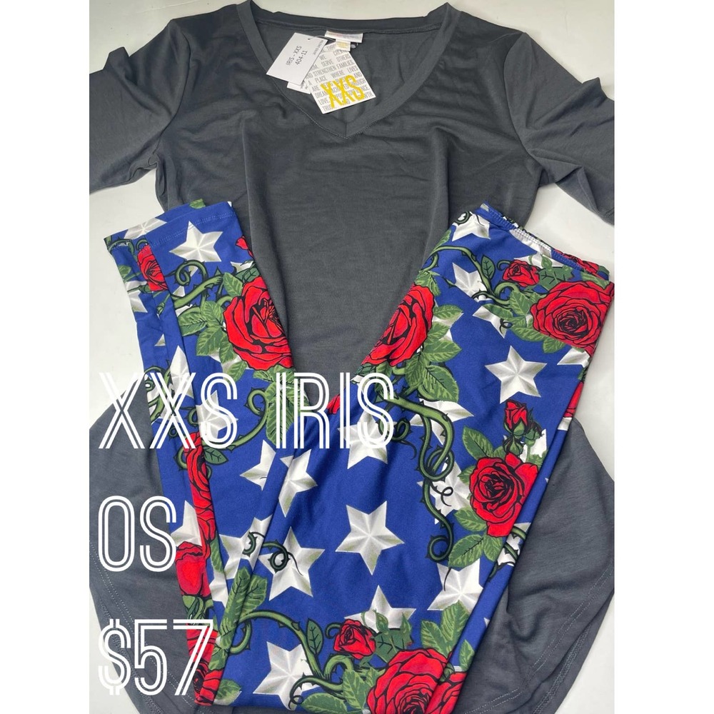 Lularoe XXS one size OS patriotic July 4th outfits